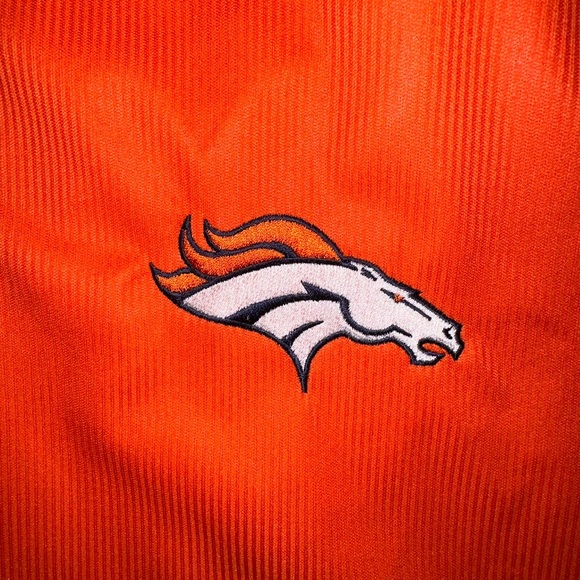 Men’s Lightweight Ribbed Denver Broncos NFL Quarter Zip Jacket size XL - Picture 4 of 8